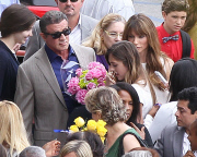 Exclusive... Sylvester Stallone Attends His Daughter's Graduation 