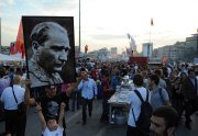 Woodstock spirit over Taksim Square  