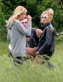 Kate Moss on a photoshoot, Cotswolds, Britain - 07 Jun 2013