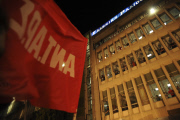 Greece shuts public broadcaster ERT