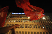 Greece shuts public broadcaster ERT