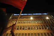 Greece shuts public broadcaster ERT