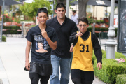 *EXCLUSIVE* Jaden Smith hangs out with a friend in Calabasas