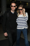 Engaged couple Kate Bosworth and Michael Polish touch down in LA