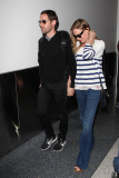 Engaged couple Kate Bosworth and Michael Polish touch down in LA