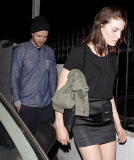 Without wife Jessica, Justin Timberlake leaves the MySpace party with a hot mystery woman