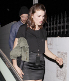 Without wife Jessica, Justin Timberlake leaves the MySpace party with a hot mystery woman