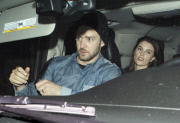 Without wife Jessica, Justin Timberlake leaves the MySpace party with a hot mystery woman