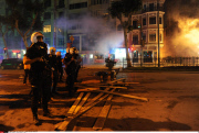 Turkey : Istanbul protest at night