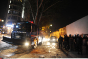 Turkey : Istanbul protest at night