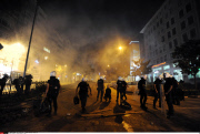 Turkey : Istanbul protest at night
