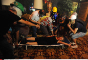 Turkey : Istanbul protest at night
