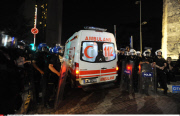 Turkey : Istanbul protest at night