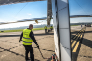 Solar Impulse takes off from Cincinnati 