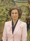 Queen Sofia Of Spain Welcomes Two Nobel Peace Winners.