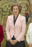 Queen Sofia Of Spain Welcomes Two Nobel Peace Winners.