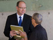 Monaco's Reigning Monarch Visits Holocaust Museum in Jerusalem