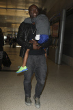 Seal with a smile and the Kids Arriving at LAX