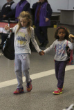 Seal with a smile and the Kids Arriving at LAX