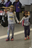 Seal with a smile and the Kids Arriving at LAX