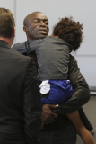 Seal with a smile and the Kids Arriving at LAX
