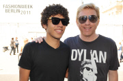 Fashion Week in Berlin: Boris Becker mit Sohn Noah Gabriel