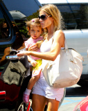 Exclusive... Denise Richards Takes Charlie's Twins Shopping 