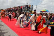 Johnny Depp surprises Comanche Nation with advanced screening of "The Lone Ranger"