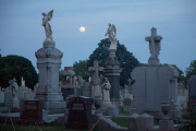 Supermoon over New York, America - 22 Jun 2013