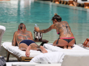Raul Meireles und Ehefrau Ivone Viana in Miami