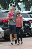 *EXCLUSIVE* Chris Hemsworth and Elsa Pataky keep a tight bond with India