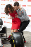 Jensen Button and Myleene Klass launch the Students Santander Student Current Account, Railcard Offer, London, Britain - 26 Jun 2013