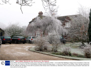 Prince William leaving Kate Middleton's family home in Bucklebury, Berkshire, Britain - 10 Jan 2009