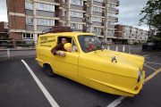 Only Fools and Horses impersonator Richard Foster pulled over by police for having blow up doll in van, West Sussex, Britain - 24 Jun 2013