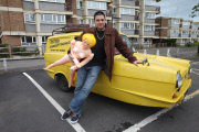 Only Fools and Horses impersonator Richard Foster pulled over by police for having blow up doll in van, West Sussex, Britain - 24 Jun 2013