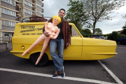 Only Fools and Horses impersonator Richard Foster pulled over by police for having blow up doll in van, West Sussex, Britain - 24 Jun 2013