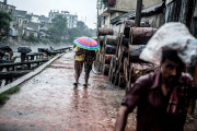Monsoon rain in Bangladesh - 29 Jun 2013