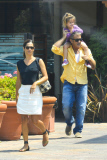 *EXCLUSIVE* Doting dad Mel Gibson spends time with his favorite ladies