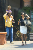 *EXCLUSIVE* Doting dad Mel Gibson spends time with his favorite ladies