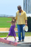 *EXCLUSIVE* Doting dad Mel Gibson spends time with his favorite ladies