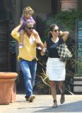 *EXCLUSIVE* Doting dad Mel Gibson spends time with his favorite ladies
