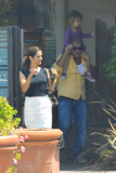 *EXCLUSIVE* Doting dad Mel Gibson spends time with his favorite ladies