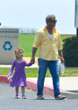 *EXCLUSIVE* Doting dad Mel Gibson spends time with his favorite ladies
