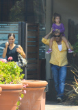*EXCLUSIVE* Doting dad Mel Gibson spends time with his favorite ladies