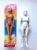 An artist has made mockup images comparing Barbie's body to an average 19-year-old woman's body, Pittsburgh, America - 02 Jul 2013