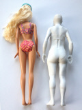 An artist has made mockup images comparing Barbie's body to an average 19-year-old woman's body, Pittsburgh, America - 02 Jul 2013
