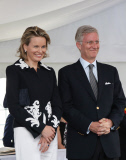 prince philippe and princess mathilde - zeebrugge , zeebrugge