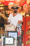 Leonardo DiCaprio stocks up for the 4th of July