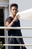 Jaden Smith celebrates the 4th of July at the Kardashian Malibu Beach Pad