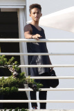 Jaden Smith celebrates the 4th of July at the Kardashian Malibu Beach Pad